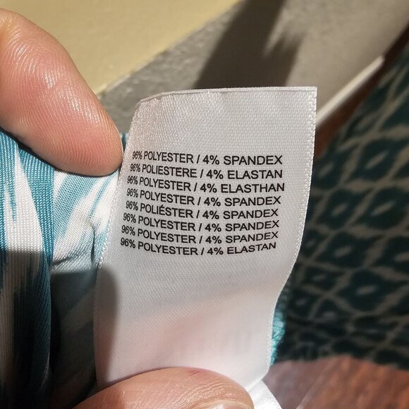 JustFab Maxi Faux Wrap Dress L Boho  Beach Santa Fe Western Coastal Chain Link - Picture 9 of 10